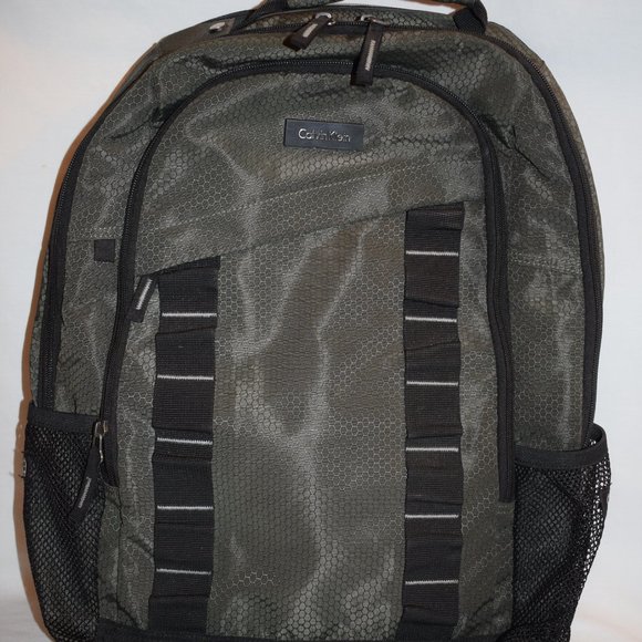 Calvin Klein Bags Vintage Calvin Klein Grey Laptop Backpack Poshmark